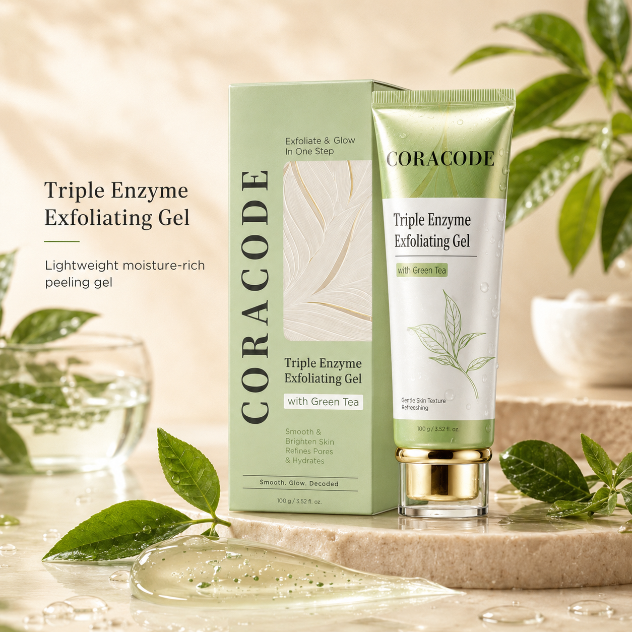 Coracode Triple Enzyme Exfoliating Gel